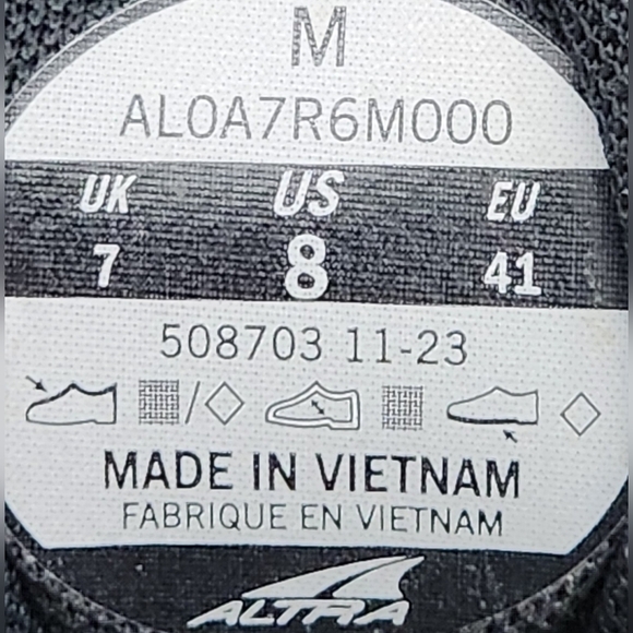 Altra Escalante 3 Running Shoes Men’s Size 8 Black Mesh Sneakers - Picture 9 of 9